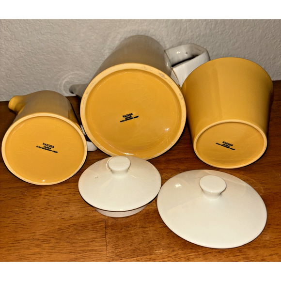 Kasuga Coffee Pot, Creamer, and Sugar Pot - Vintage, Perfect Condition, RARE! - Picture 3 of 4